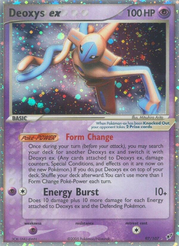 Image for Deoxys ex (Normal Forme) (97/107) - Pokemon
