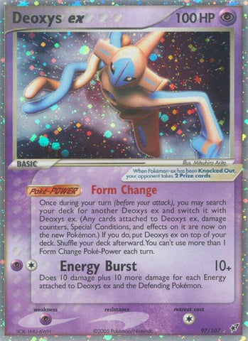 Image for Deoxys ex (Normal Forme) (97/107) - Pokemon
