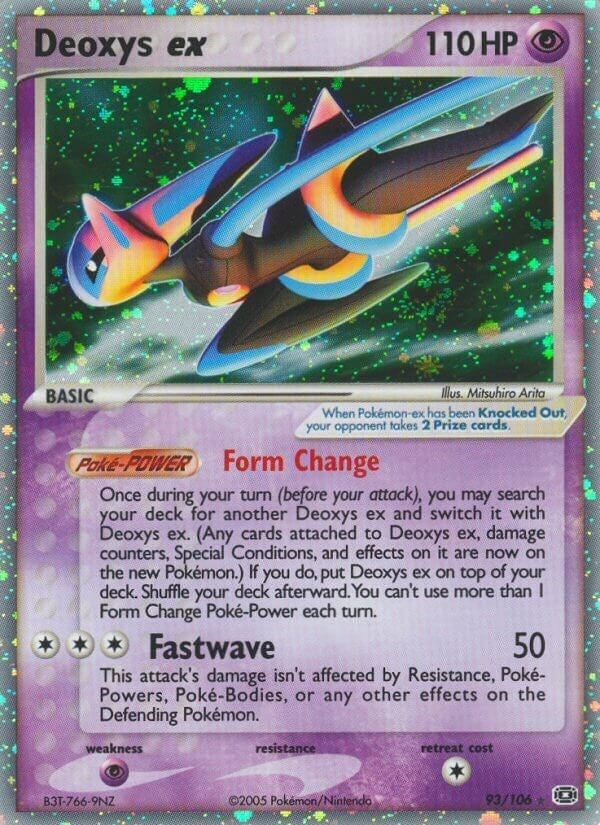 Image for Deoxys ex (Speed Forme) (93/106) (EX Emerald) (EM) - Pokemon