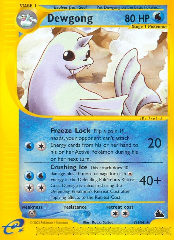 Dewgong (7) (007/144) (Skyridge) Pokemon
