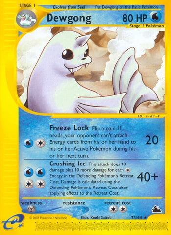 Dewgong (7) (007/144) (Skyridge) Pokemon