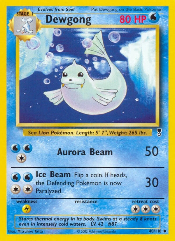 Dewgong (040/110) (Legendary Collection) Pokemon
