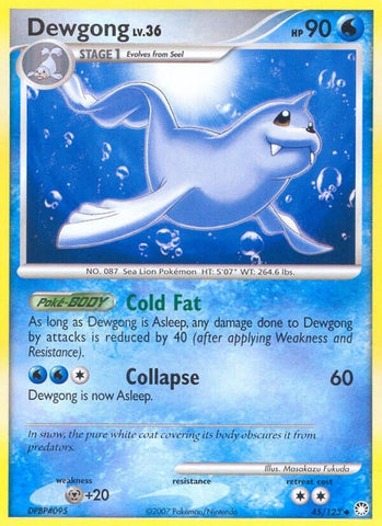 Dewgong (45/123) (Mysterious Treasures) Pokemon