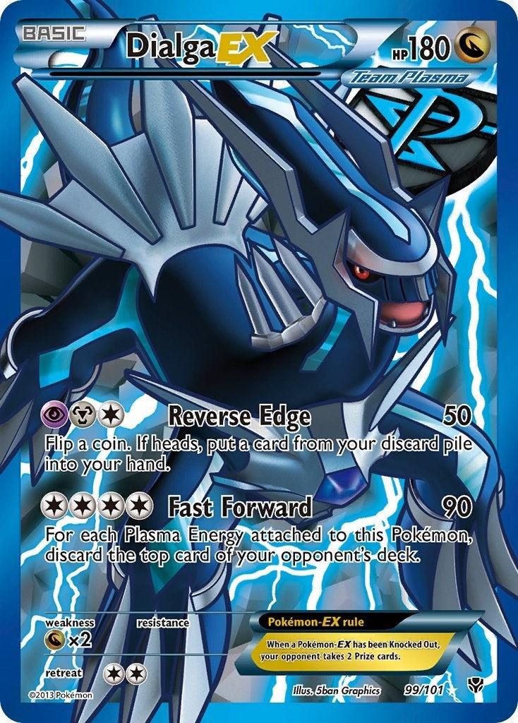 Image for Dialga EX (Team Plasma) (99 Full Art) (99/101) (Plasma Blast) (PLB) - Pokemon