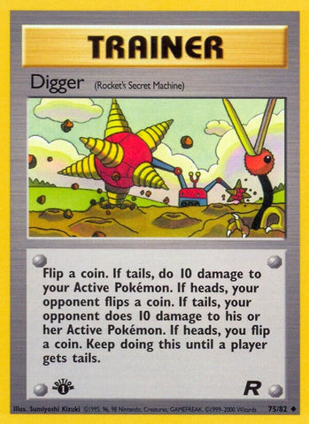 Digger (Rocket's Secret Machine) (75/82) (Team Rocket) (TR) Pokemon