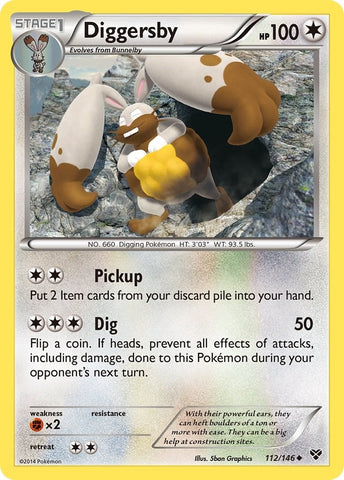Image for Diggersby (112/146) (XY Base Set) - Pokemon