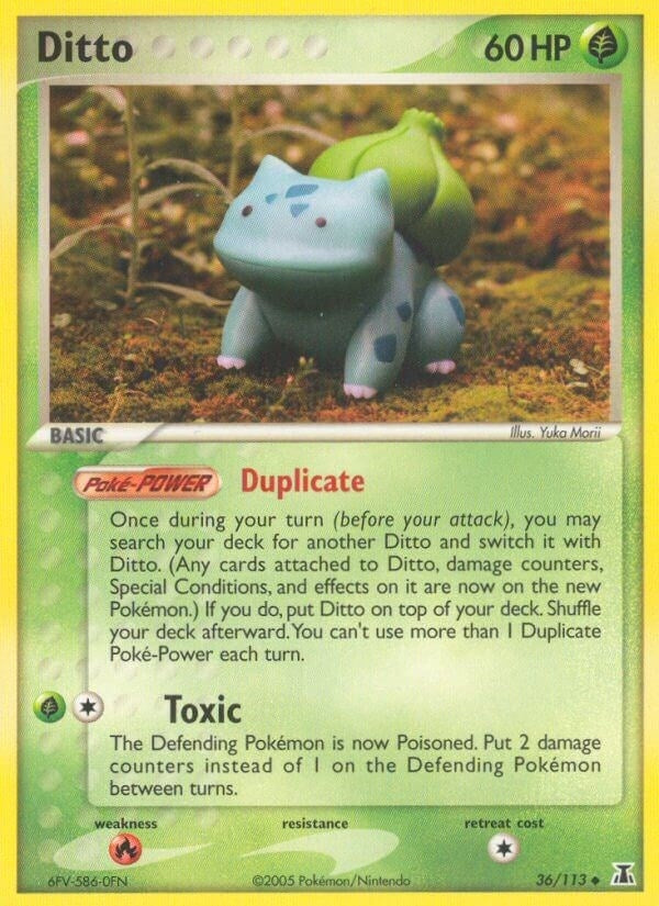 Image for Ditto (Bulbasaur) (36/113) - Pokemon