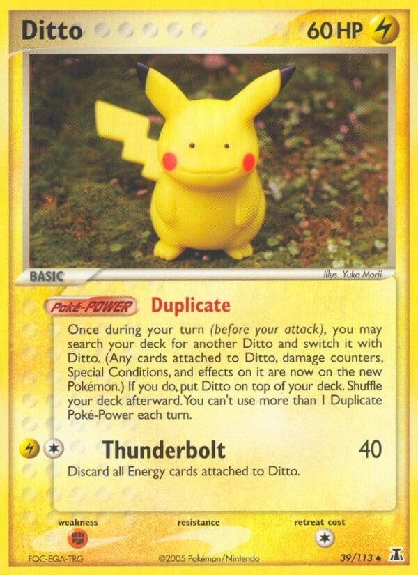 Image for Ditto - 039/113 (Pikachu) (39/113) - Pokemon