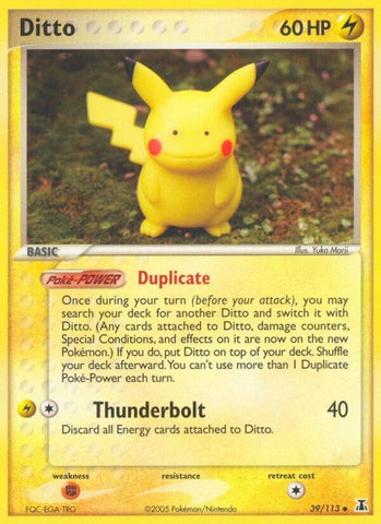 Image for Ditto - 039/113 (Pikachu) (39/113) - Pokemon