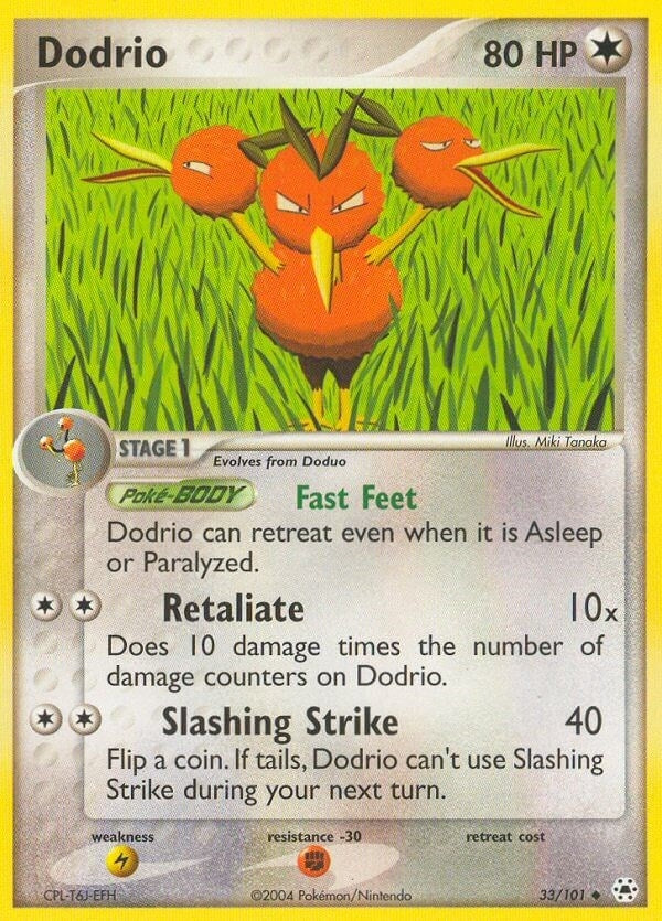 Dodrio (33/101) (EX Hidden Legends) Pokemon