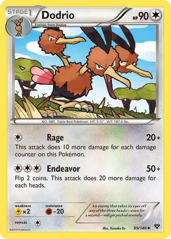 Image for Dodrio (99/146) (XY Base Set) - Pokemon