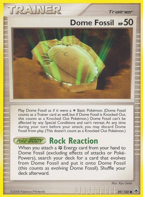 Image for Dome Fossil (89/100) (Majestic Dawn) (MD) - Pokemon