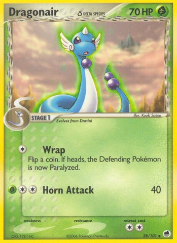 Image for Dragonair (Delta Species) (28/101) (Dragon Frontiers) - Pokemon