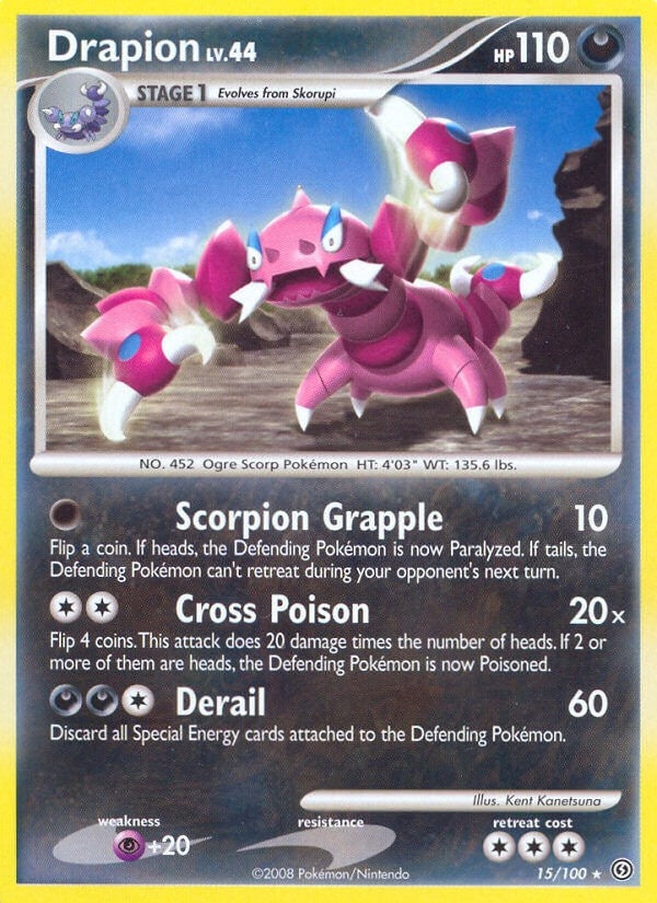 Image for Drapion (15/100) (Stormfront) - Pokemon