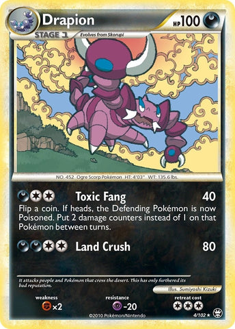 Drapion (4/102) (Triumphant) (TM) Pokemon
