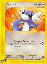 Image for Dratini (107/165) (Expedition) (EX) - Pokemon