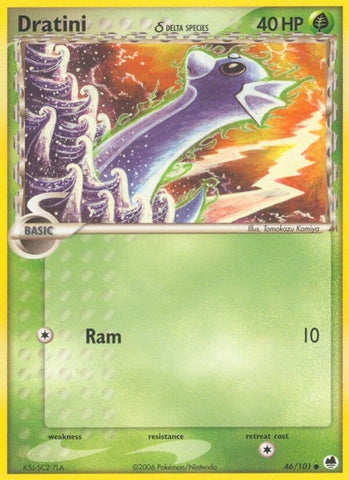 Image for Dratini (Delta Species) (46/101) (Dragon Frontiers) - Pokemon