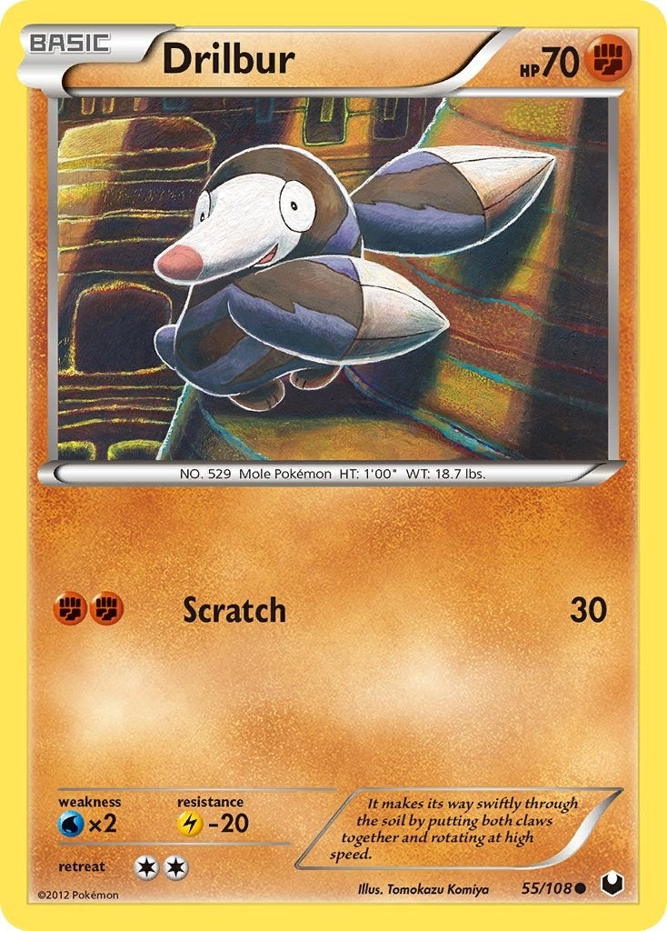 Image for Drilbur (55/108) - Pokemon