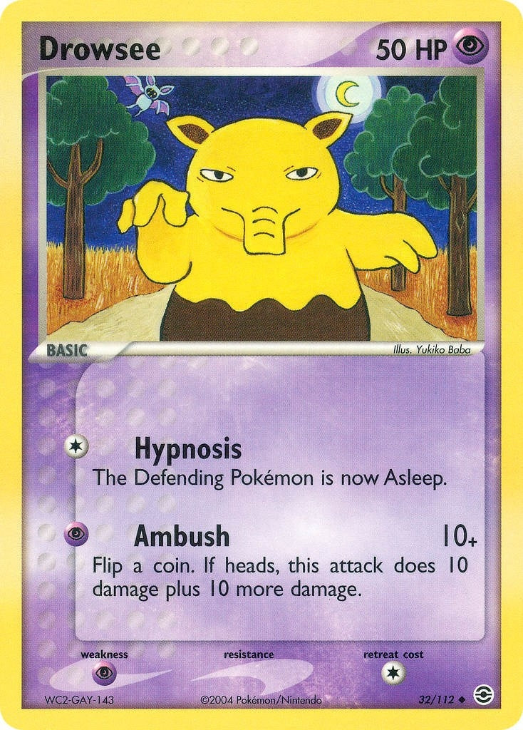 Drowsee (32/112) (EX FireRed & LeafGreen) Pokemon
