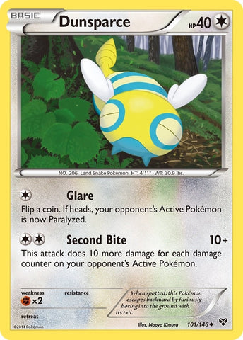 Image for Dunsparce (101/146) (XY Base Set) - Pokemon