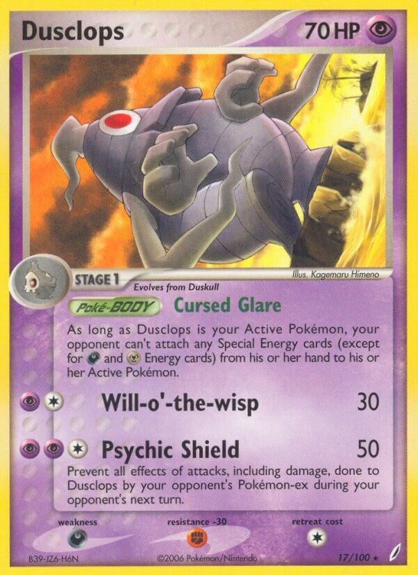 Image for Dusclops (17/100) (Crystal Guardians) - Pokemon