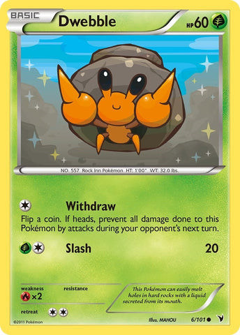 Image for Dwebble (6/101) (Noble Victories) - Pokemon