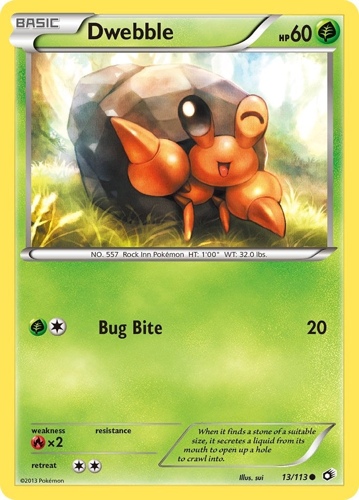Image for Dwebble (13/113) (Legendary Treasures) (LTR) - Pokemon