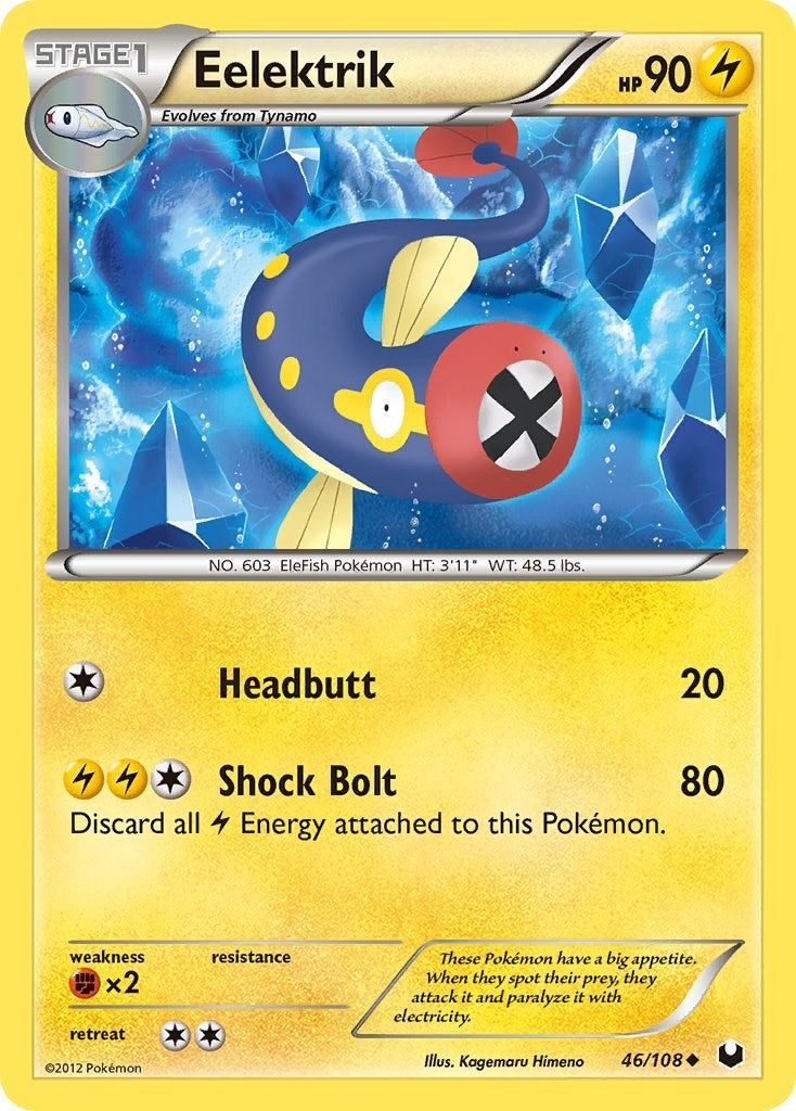 Image for Eelektrik (46/108) - Pokemon
