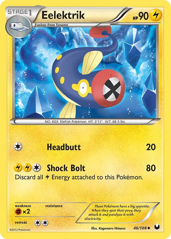 Image for Eelektrik (46/108) - Pokemon
