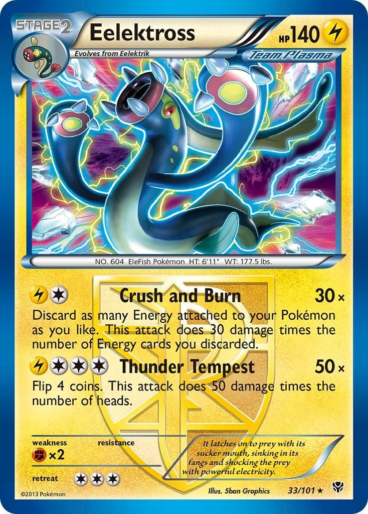 Eelektross (Team Plasma) (33/101) (Plasma Blast) Pokemon