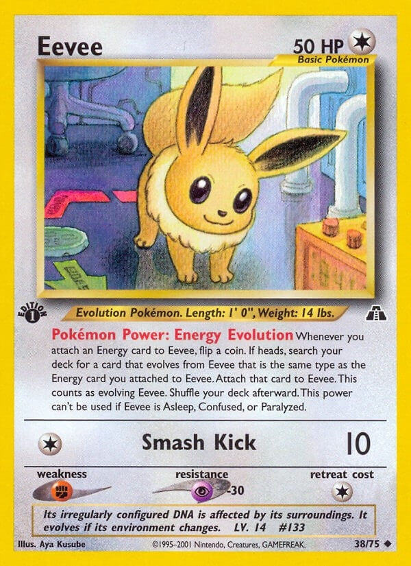 Eevee (38/75) (Neo Discovery) Pokemon