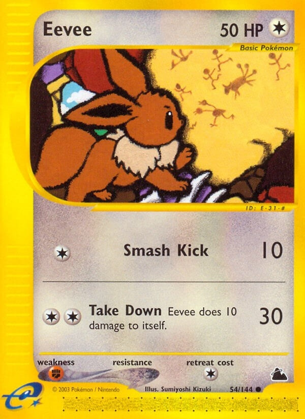 Eevee (054/144) (Skyridge) Pokemon