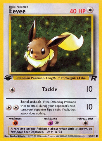 Eevee (55/82) (Team Rocket) (TR) Pokemon