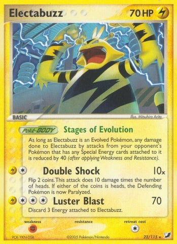 Electabuzz (22/115) (Unseen Forces) Pokemon
