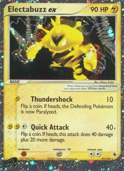 Image for Electabuzz ex (97/109) (EX Ruby and Sapphire) (RS) - Pokemon