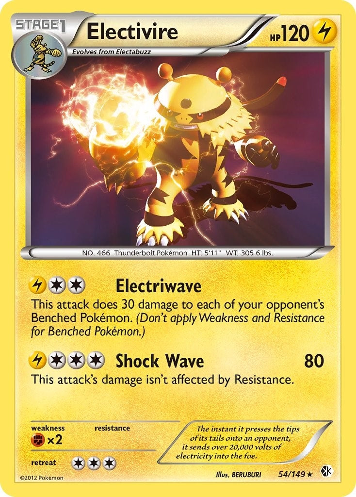 Image for Electivire (54/149) - Pokemon