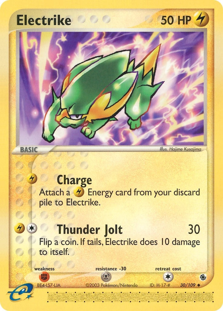 Electrike (30/109) (Ruby and Sapphire) Pokemon