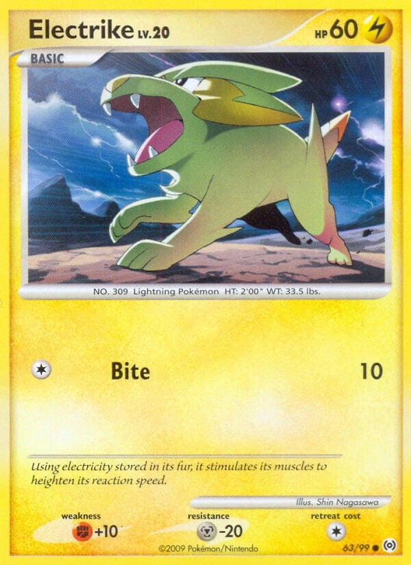 Image for Electrike (63) (63/99) - Pokemon