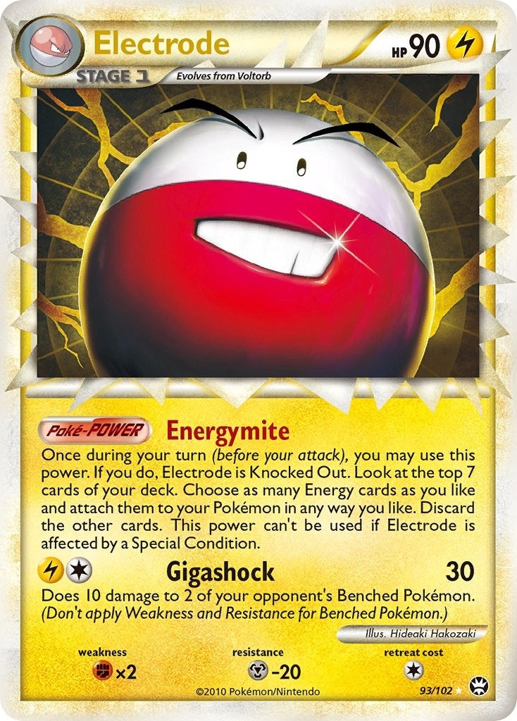 Image for Electrode (Prime) (93/102) (Triumphant) (TM) - Pokemon