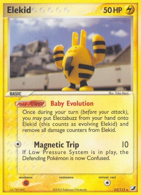 Elekid (23/115) (EX Unseen Forces) Pokemon