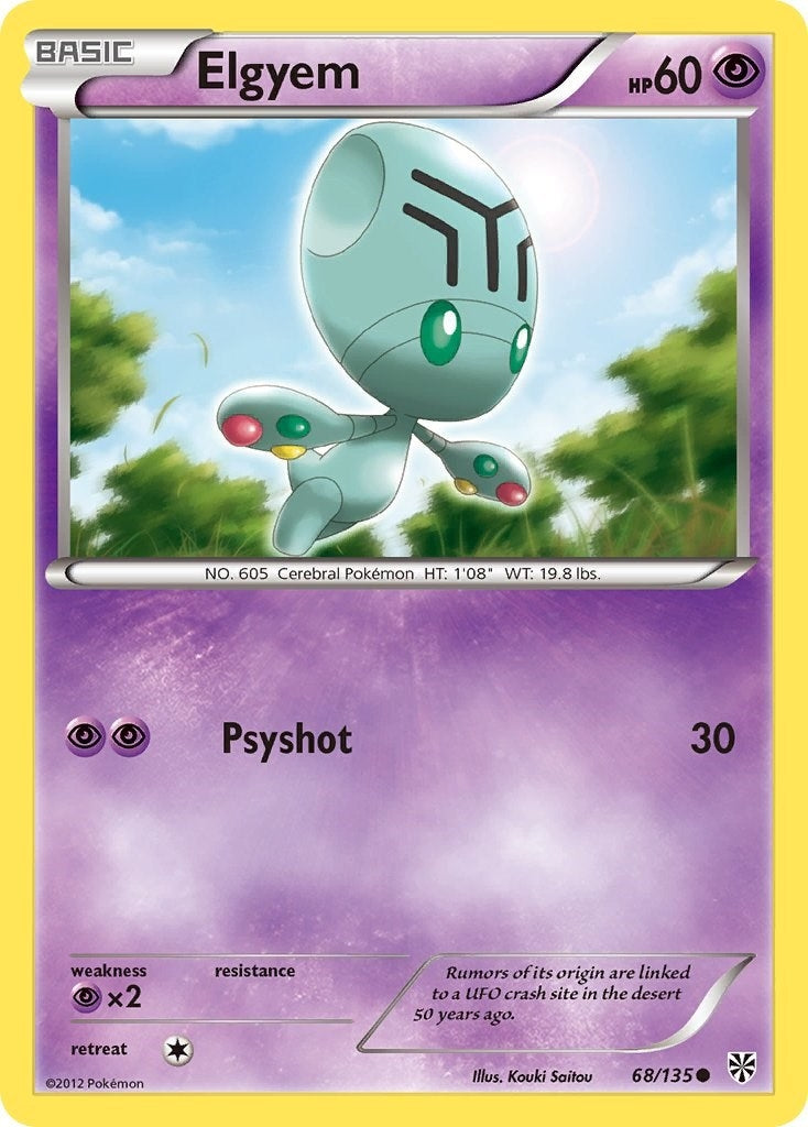 Image for Elgyem (68) (68/135) (Plasma Storm) (PLS) - Pokemon