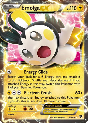 Image for Emolga EX (46/146) (XY Base Set) - Pokemon