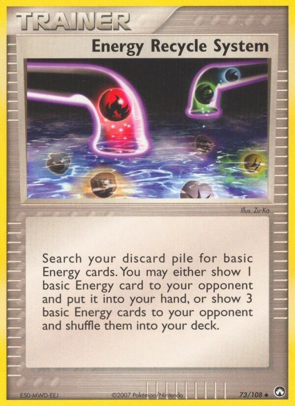 Energy Recycle System (73/108) (Power Keepers) (PK) Pokemon