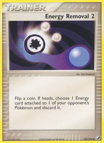 Energy Removal 2 (82/115) (Unseen Forces) Pokemon