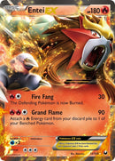 Image for Entei EX (13/108) - Pokemon