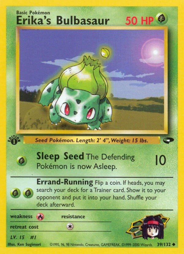 Erika's Bulbasaur (039/132) (Gym Challenge) Pokemon