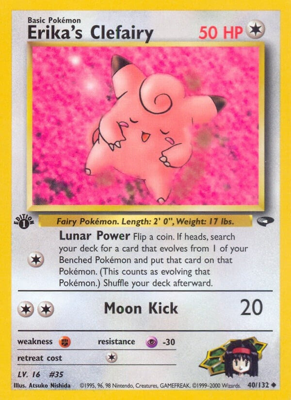 Erika's Clefairy (040/132) (Gym Challenge) Pokemon