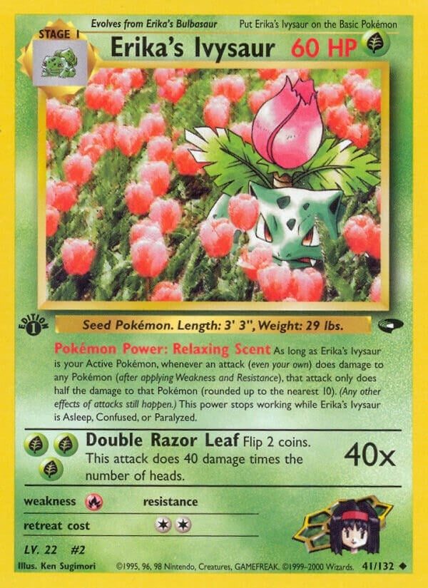 Erika's Ivysaur (041/132) (Gym Challenge) Pokemon