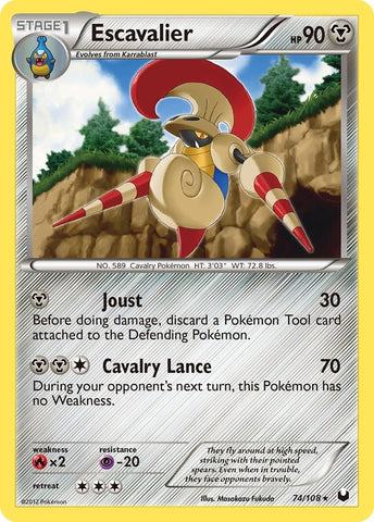 Image for Escavalier (74/108) - Pokemon