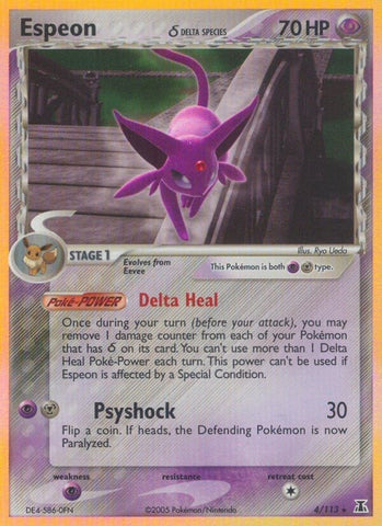 Image for Espeon (Delta Species) (4/113) - Pokemon